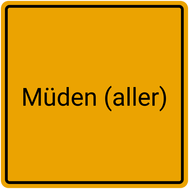 Meldebestätigung Müden (Aller)